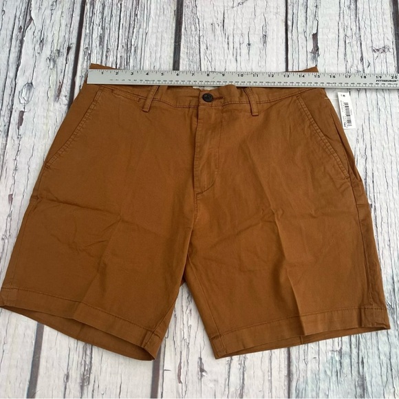 Goodthreads Men’s Slim-fit Flat-front Comfort Stretch Chino Brow short Sz 30W - Picture 3 of 12